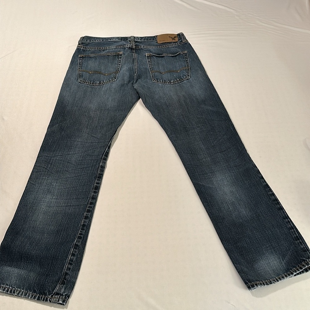 American Eagle Outfitters AEO Slim Straight Jeans 30x32 - Picture 2 of 9